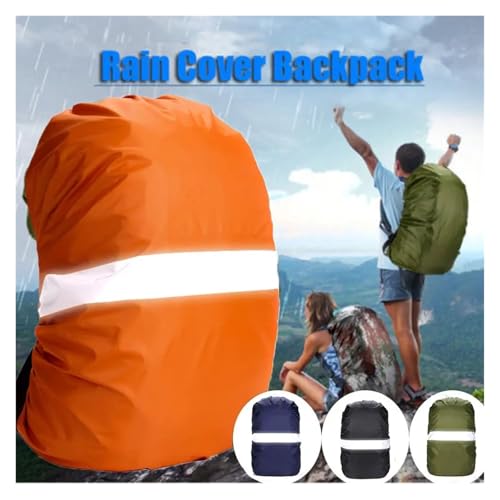 Backpack Rain Cover 20/35L Rain Cover Backpack Reflective Waterproof Bag Outdoor Camping Hiking Climbing Dust Raincover - color: Dark blue-30-40L