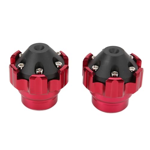 KIMISS 2pcs Wheel Fork Frame Sliders for Motorcycle, CNC Aluminum Alloy Crash Protection, Universal Fit Axle Protector, Fork & Wheel Guard