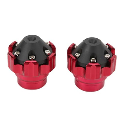 KIMISS 2pcs Wheel Fork Frame Sliders for Motorcycle, CNC Aluminum Alloy Crash Protection, Universal Fit Axle Protector, Fork & Wheel Guard