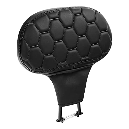 C.C. RIDER Driver Rider Backrest Fit for Harley Touring Road King Street Glide Road Glide Electra Glide and Tri Glide Models 2009-2023 2009-2023 - color: Rider Backrest 16#Black