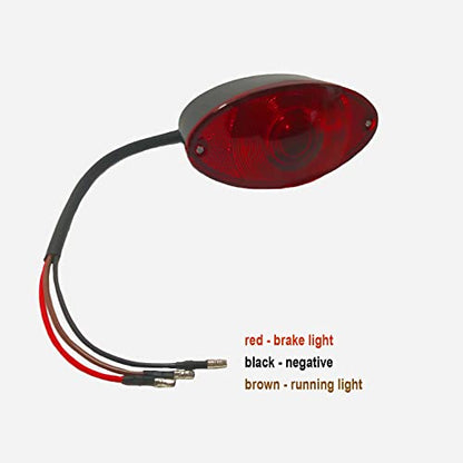 Side Mount License Plate Bracket Holder with Tail Light Brake Light Fit for Harley Davidson Sportster Bobber Chopper