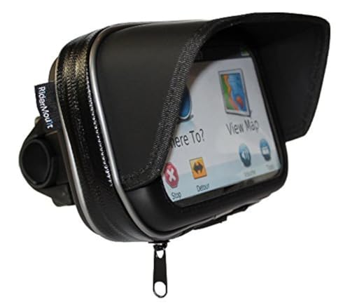 Sunshade Cell Phone and GPS Case with Handlebar Mount (Medium)