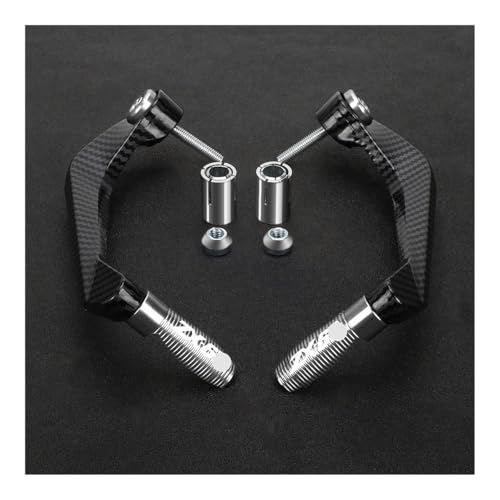 Motorcycle Handlebar Grips Brake Clutch Levers Handle Bar Protector Guard For NINJA For ZX-6R ZX6R ZX636R ZX6RR - color: Silver-lo