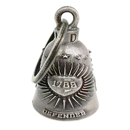 Dream Apparel Motorcycle Bell Guardian Angel Drive Away Gremlin, Biker Bell for Men Women Rider Riding, Good Luck Gift - color: Defender