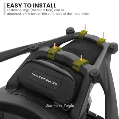 V4 Motocycle Bag Rack Bag Under Tool Box Waterproof Bags For Ducati Multistrada V4 S V4S V4 Pikes Peak Rally Accessories Luggage