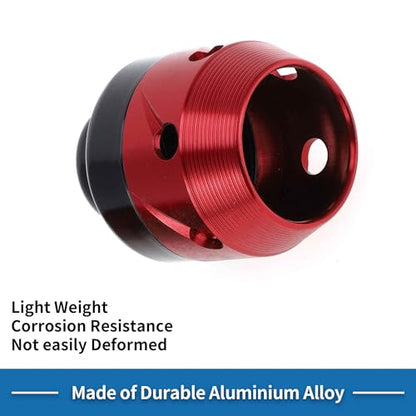 Motorcycle Front Fork Frame Sliders Falling Protection Wheel Crash Protector Scooter Moped Aluminum Alloy Red 2 Pcs - color: Red
