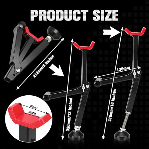 Motorcycle Stand Rear Wheel Stand,Foldable Convenient Dirt Bike Lift Universal for All Most Dirt Pit Bike Motorcycle Naked Cruiser Black - color: Black