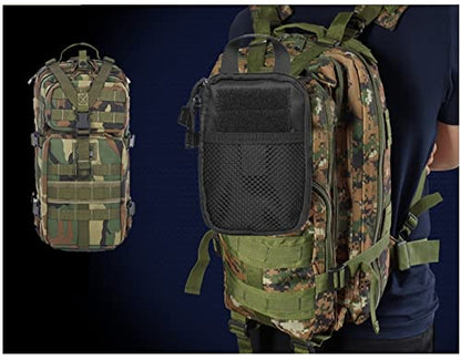 Mini Pocket Organizer Pouch, Tactical Molle Pouch Accessory Bag, Small Tool Storage Pouch for Phones/Cards/Keys/Pocket Knife, Men's Utility EDC Waist Bag Pack for Camping Hunting
