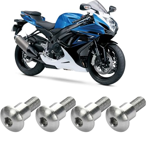 Seat Bolt Compatible with Suzuki GSXR600 GSXR750 2006-2007, GSXR1000 2005-2008 Stainless Steel 304 (Replace # 09139-06146) - color: 2006-2007