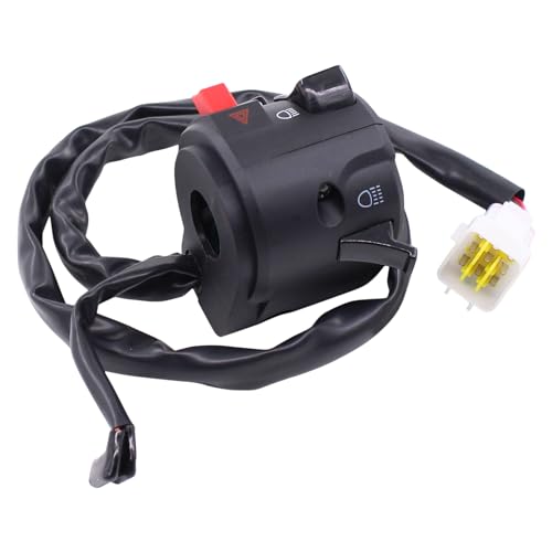MOTOKU Pair 7/8" 22mm Motorcycle Handlebar Horn Button Turn Signal Controller Switches Motorbike Left and Right Electric Fog Light Start Switch