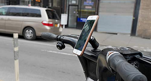 The Original Dual Magnetic Movable Phone Holder and Tablet Mount (Silver) - color: Silver