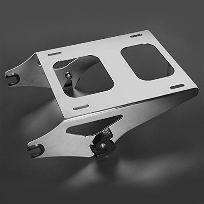 TCT-MOTORPARTS Chopped Luggage Trunk w/Wrap-Around Backrest Pad Two-Up Mounting Rack Fit For Harley Street Glide Special 2018 Twisted Cherry - color: Fit for Twisted Cherry #3