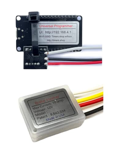 Vehicle Brake Light Flasher Module. For Motorcycles and Cars. Model X2. Patented Timeout lock, Pulse mode and more.