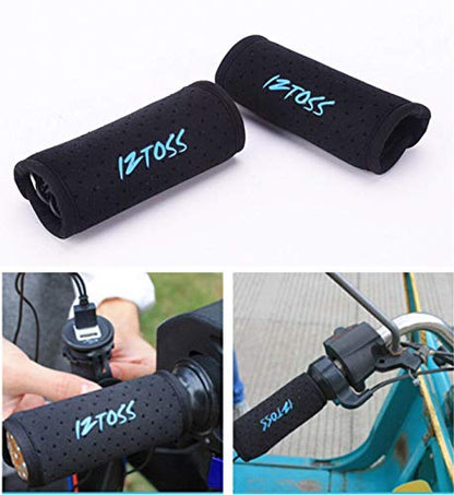 Winter Motorcycle ATV Scooter USB Heated Grips Handlebar 7/8"-11/5"(22-30mm) Warmer Sleeves with Switch to Control Temperature