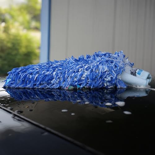 IncrediMitt Car Wash Mitt – Premium Microfiber Wash Mitt for Cars, Made in Germany, Scratch-Free Cleaning - size: 10" x 8"