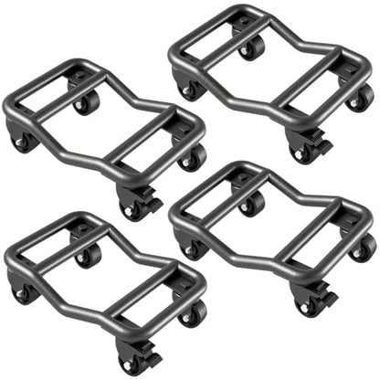 Car Dolly Set of 4, 9000 LBS Capacity Universal Vehicle Moving Dolly for Cars, SUVs, Motorcycles & Boats, Low-Profile Wheel Skates for Garage, Workshop and Marine Use