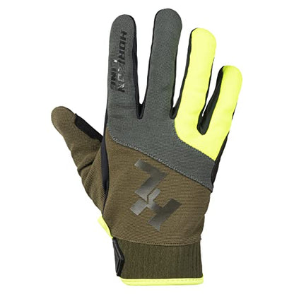 Tourmaster Trailhead Enduro Motorcycle Gloves - color: Hi-viz/Olive, size: Medium
