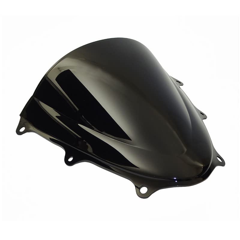 Windscreen Windshield Wind Deflector Shield Screen Visor Glass For Suzuki GSXR600 GSXR750 GSX-R 600 750 K11 2011 2012 2013 2014 2015 2016 2017 2018 2019 2020 2021 (Black) - color: Black