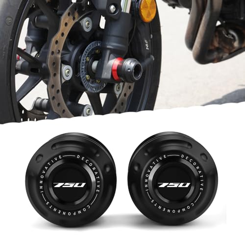 Motorcycle 2025 CB750 Fork Sliders Fit For CB750-2023 2024 2025 All Year Wheel Axle Frame Sliders 2023 CB750 Wheel Protect 2025 CB750 Accessoris 2024 CB750 Accessoris 2025 Black - color: black, size: Front-CB750