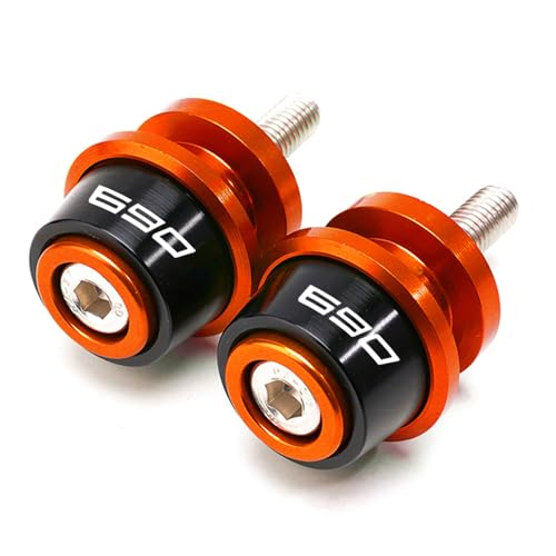 Compatible with 2026 690 SMC R Duk 690 690 ENDURO R 2008-2023 2024 2025 2026 690 SMC-R accesscories M10 CNC Motorcycle Swingarm Spools Slider Stand Screws (X Orange) - color: X Orange