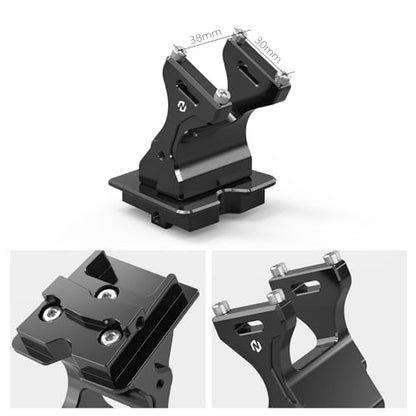 NICECNC Aluminum Motorcycle GPS Mount Bracket Compatible with 390 Adventure 2020-2024, 790/890 Adventure R/S/Rally 2019-2022, Compatible with Husqvarna Norden 901 2022-2023, Black - color: Black