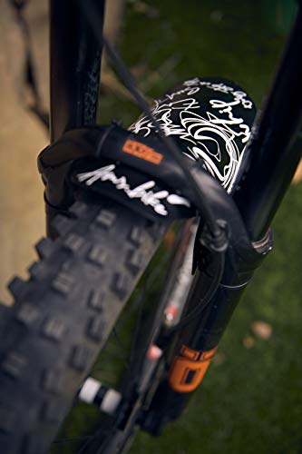 Bike Front Wheel Mudguard - Lightweight & Durable Protection - Universal Fit - Protect Against Mud, Water Spray and More - color: Signature White