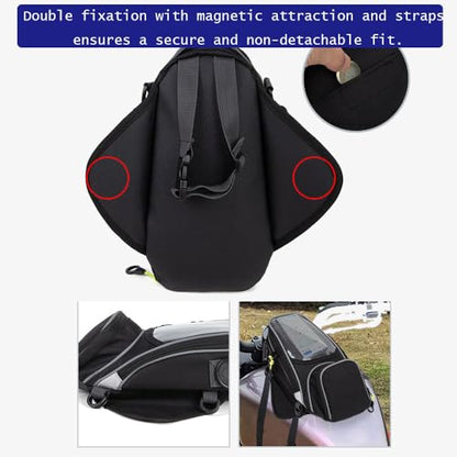 Motorcycle Tank Bag for Yamaha T Max 500-530-560 2021 Magnetic Luggage Waterproof Motorbike Storage Bag Backpack Large Capacity Storage Bag