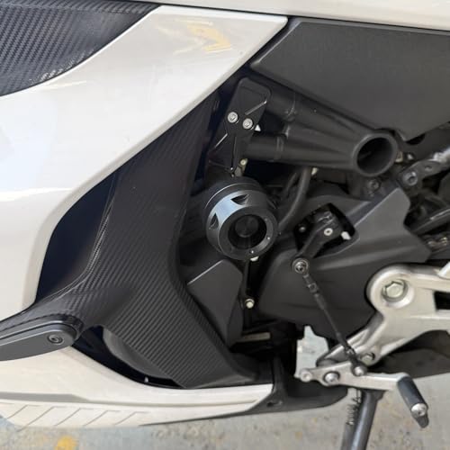 MFGZD for 450SR Motorcycle Frame Sliders Crash Protector Compatible with CFMOTO 450SR 450SR-S 450SS 450NK Frame Sliders Engine Guard Bar Crash Protector - size: For 450SR