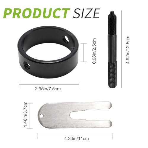 Universal Motorcycle Fork Spring Compressor Tool Kit, Radial Pin Spanner and Cartridge Rod Holding Tool, Suitable for All 50cc-1300cc Motorcycle