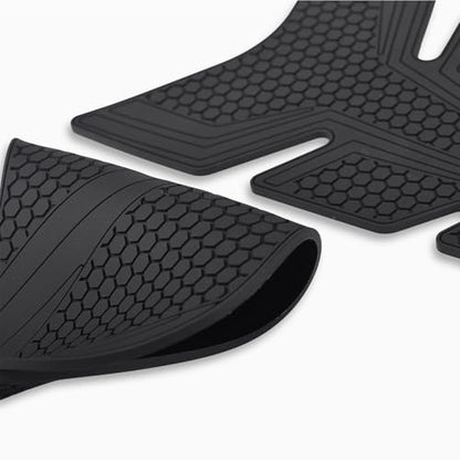 Motorcycle Tank Grip Protector Pads, Anti-Slip Honeycomb Design, Compatible with Suitable for Suzuki GSX-8S 2023- GSX-8R 2024- (Black) - color: Black