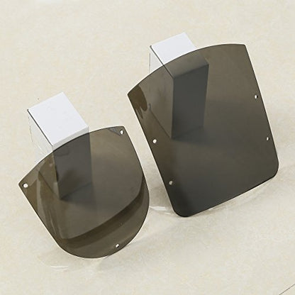 SLMOTO Motorcycle Windshield Quarter Fairing Kit Fit for Harley Dyna 1995-05 XL 88-later FXR 86-94 - color: Smoke Windshield