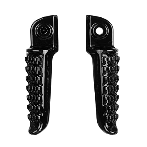 Rear Foot Pegs Footrests for kawasaki ZX-6R ZX-9R ZX10R ZX12R ZX636 EX650 650R KLE650 versys ER6N Z750/Z750S Z1000 Z1000SX ZZR1200 GTR1400 ZZR1400 ZX14 ZX-14 (black-2) - color: Black-2