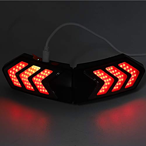 Universal Motorcycle Helmet Brake & Turn Signal Light - Enhanced Safety Warning System