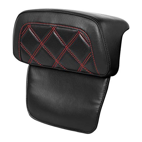 Razor Chopped Trunk Backrest Pad Fits For Harley Touring 2014-2023 Tri Glide Road King Street Glide Road Glide Electra Glide Pack - color: Style D# 2
