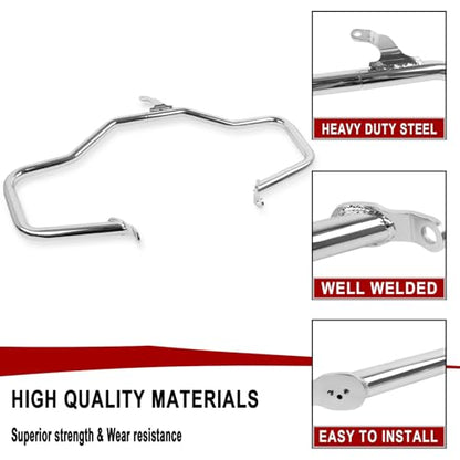 Highway Crash Bar Engine Guard Replacement for BMW R18 2020-2025 R18 B 2021-2025 R18 Classic Transcontinental 2021-2025 R18 Roctane 2023 2024 2025(Chrome) - color: Chrome