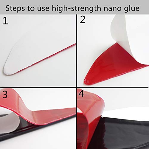 Motorcycle Universal Gas Tank Pad Gas Fuel Knee Grip Decal Protector Traction Side Pads Compatible with 1000RR Z1000 FZ1 R6 and More Transparent - color: Transparent