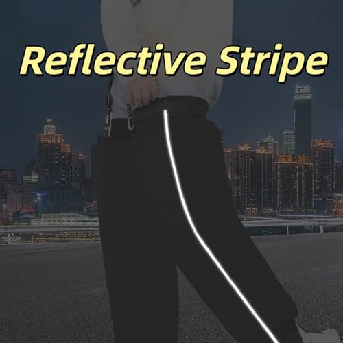GREUS Winter Motocycle Leg Warmers, Waterproof Warm Fleece Lining Scooter Cycling Knee Protector Covers, Reflective Stripe - color: 28in (Full Coverage)