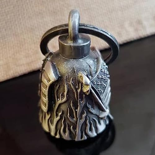 Dream Apparel Motorcycle Bell Guardian Angel Drive Away Gremlin, Biker Bell for Men Women Rider Riding, Good Luck Gift - style: Usa Flag