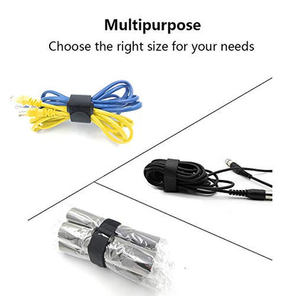 Cable Straps 1 Inch Wide, 18 Inch Cinch Straps 16 Pack - Hook and Loop Straps, Adjustable Fastening Straps, Multipurpose Cable Ties - size: 1'' x 18 ''- 16pcs