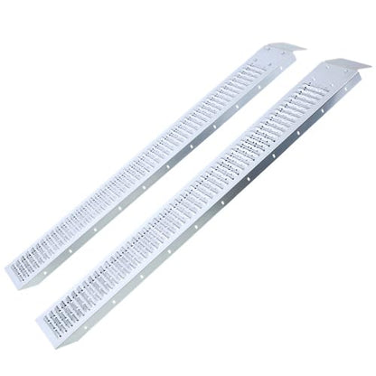 Loading Ramps, 960lbs Capacity Loading Ramps for Pickup Trucks, Steel Motorcycle Ramp, Dirt Bike Ramp for Truck, Lawn Mower, Snowblower, ATV, Quad, Pack of 2 (66" L) - size: 66" L