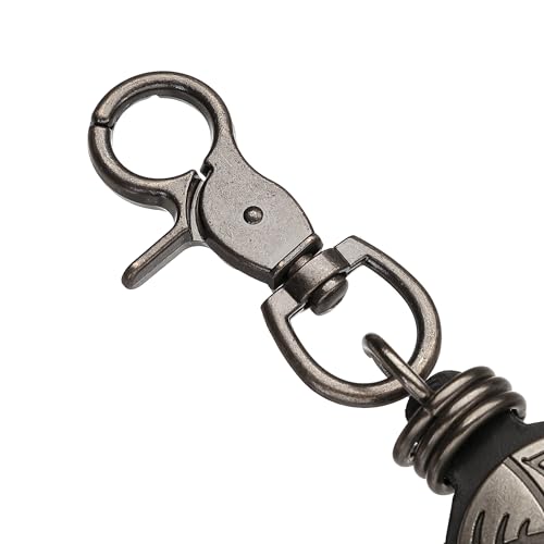 Heavy Duty Glove & Hat Clip with Carabiner, All-Metal Spring Clamp Work Glove Holder for Tool Belt, Harness, Backpack - style: Tribalwheel