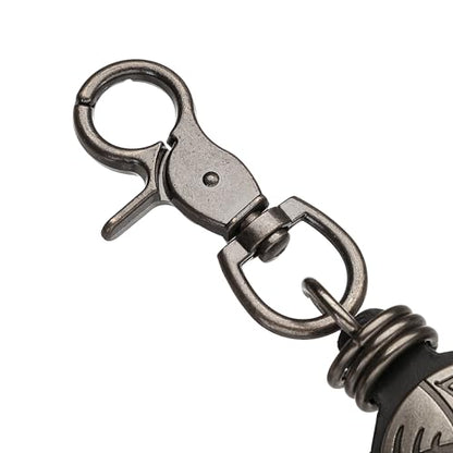 Heavy Duty Glove & Hat Clip with Carabiner, All-Metal Spring Clamp Work Glove Holder for Tool Belt, Harness, Backpack - style: Tribalwheel