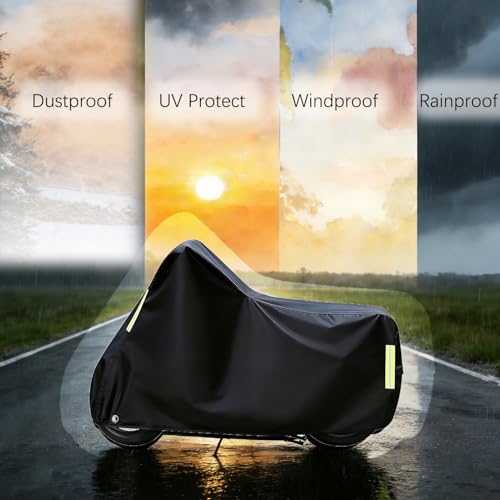 Motorcycle Cover for BMW R18,Motorbikes Vehicle Moped Cover,Scooter Covers Weather Waterproof Sun Outdoor Protection Shelter Tear Proof Night Reflective & Lock-Holes - size: for BMW R18