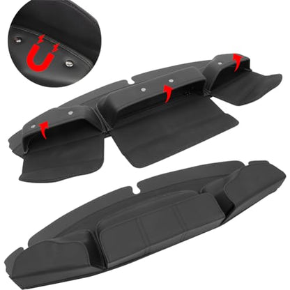 H RUO 3 Pocket Windshield Bag Batwing Fairing Bag Pouch Fit for Harley Touring Street Glide Electra Glide Tri Glide Ultra Limited FLHX FLHXST FLHXS 2014-2024