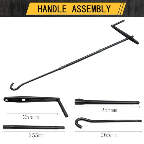 Car Jack 2 Ton (4,000 lb) Capacity Spiral Jack for Pickup Truck, Screw Jacks for Car Lift or Jack Stands, Tire Jack Fit for Ford F150 Truck Chevy Silverado Dodge Ram 1500 (Black) - size: 16 inch