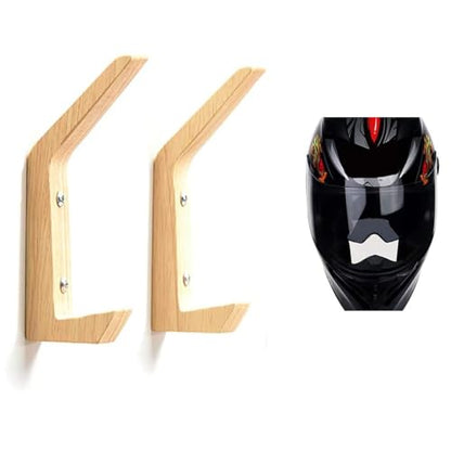 Helmet Accessories, Helmet Holder, Rack Wall Mounted Hook, Helmet Hooks & Jacket Hanger, Helmet Hanger, Motorcycle Helmet Hooks, Helmet Display & Storage Hanger - No Helmet, Style B, 2-Pcs