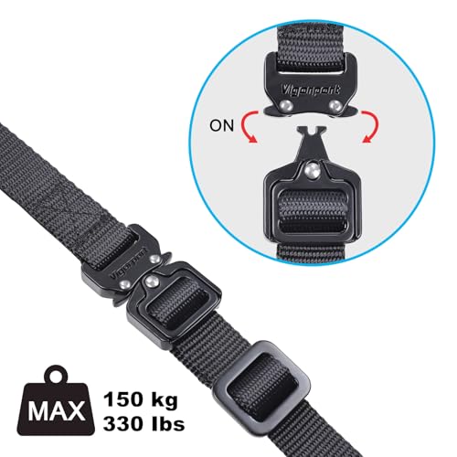 Vigorport Luggage Straps, Metal Luggage Connector Straps for Suitcases Add A Bag and Connect Your 2 Suitcases Together Adjustable Attachment Accessories Belts (0.75" Width Small Size) - size: Small-Metal Buckle