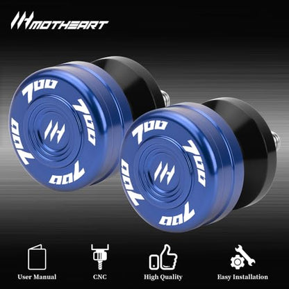 Motorcycle Swingarm Spools Slider -M6 For Tenere 700 (T7) (XTZ700) 2019-2025 CNC Aluminum Paddock Stand Bobbins Protects Rear Swingarm tenere 700 (t7) Accessories (Blue) - color: Blue