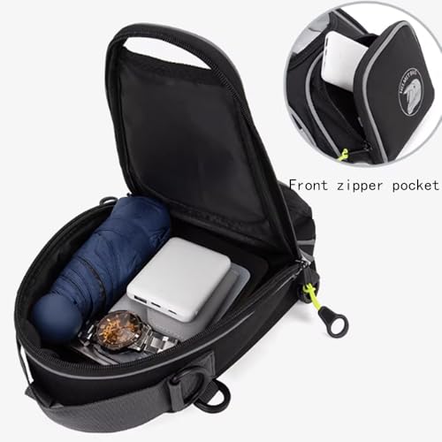 Motorcycle Tank Bag for CFMOTO ST 450 2024 Waterproof Universal Saddle Bag Travel Backpack with Removable Straps