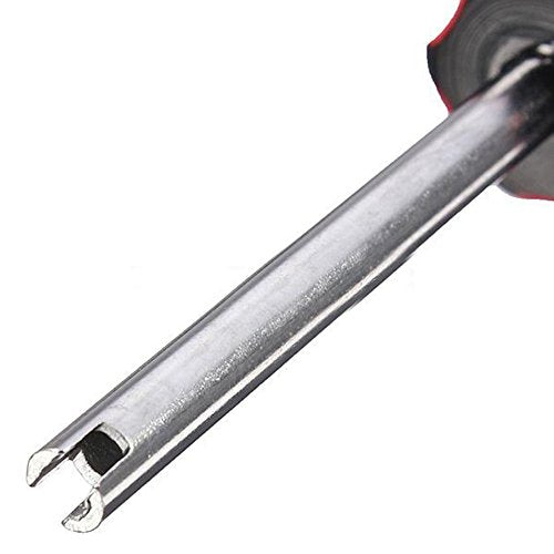 iayokocc Tire Valve Stem Removal Tool, Valve Stem Core Remover Tire Inflating Valve Install Tool Repair Tool, Universal Motorcycle Car Truck Bike Valve Stem Screwdriver(Red)